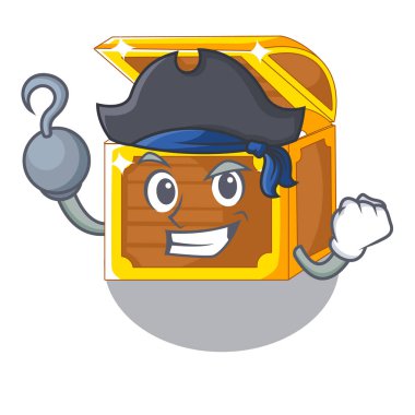 Sualtı maskotu ile izole korsan hazinesi