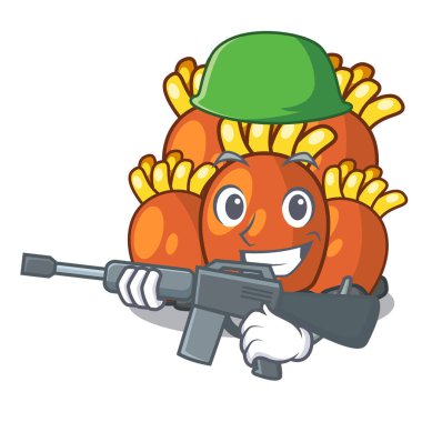 Ordu turuncu mercan kayalığı oyuncaklar şekli çizgi film