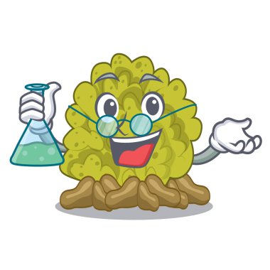 Maskot ile Profesör minyatür yeşil mercan resifi