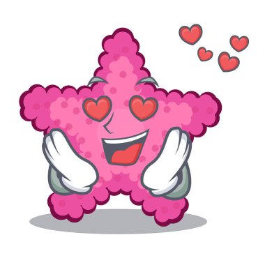 Aşk oyuncak pembe yıldızbalığı karakter tablo