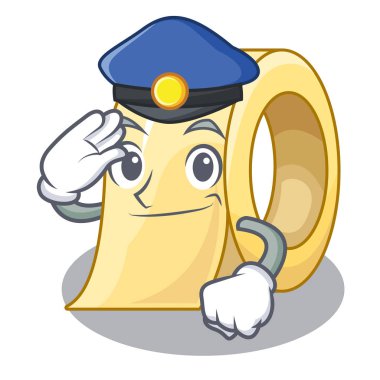 Şekil karakterleri polis maskeleme bandı