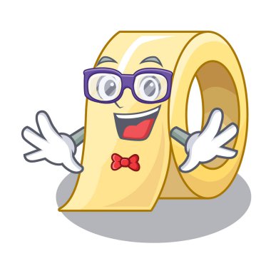 Karikatür masanın üstünde geek maskeleme bandı