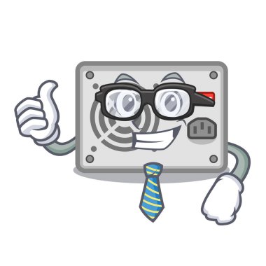 İşadamı güç kaynağı şekil karakter