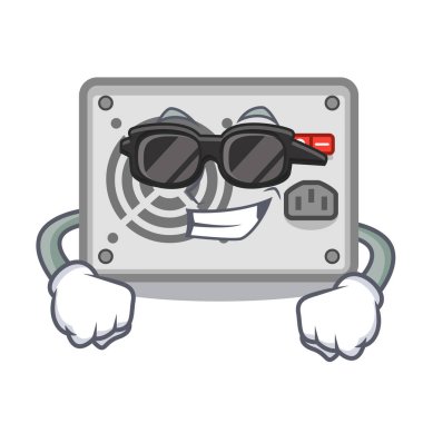 Süper cool güç kaynağı şekil karakter