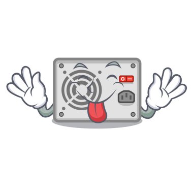 Çizgi film güç kaynağı bilgisayardaki dışarı dil