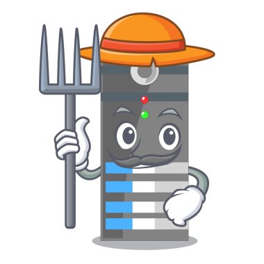 Çiftçi veri sunucusu sonraki çizgi film bilgisayar