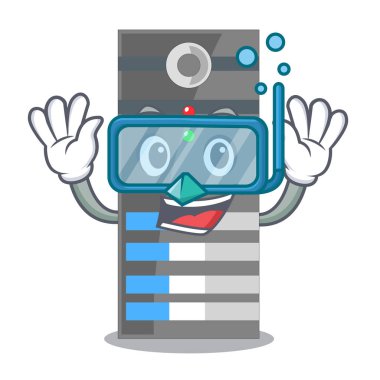 Karakter izole dalış veri sunucusu