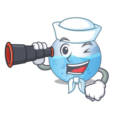 Denizci dürbün kase akvaryum karakter şekli ile