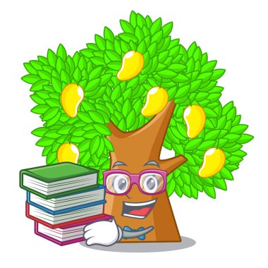 Öğrenci kitap oyuncak karikatür mango ağacı tablosunun yukarısındaki ile