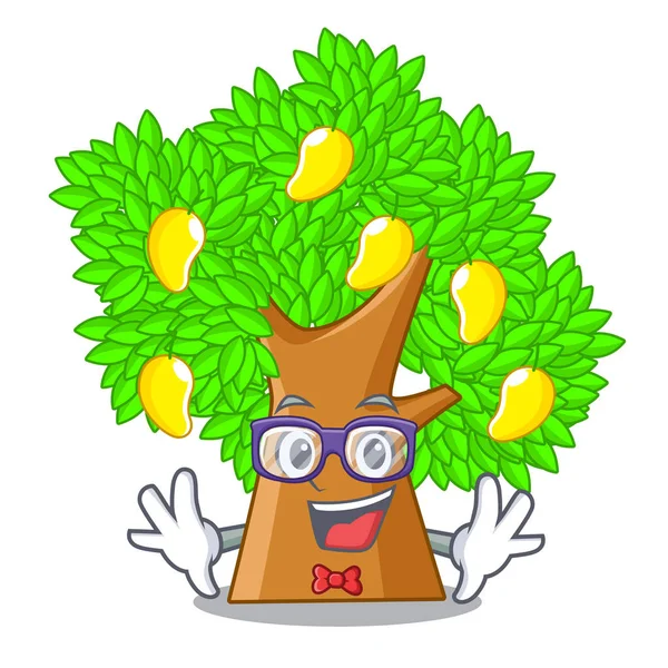 Drzewa mango Geek w kreskówka kształt — Wektor stockowy