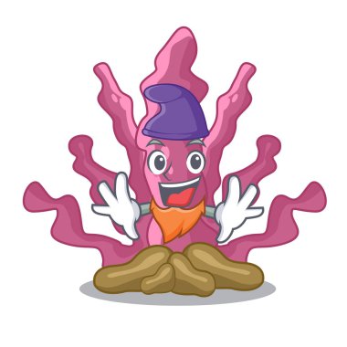 Elf pembe yosun karakter şekli