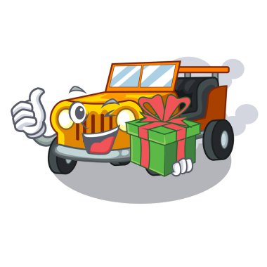 Şekil karakterinde hediye Jeep Araba oyuncakları ile