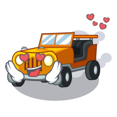 Aşk Jeep Araba oyuncakları şekil karakter içinde