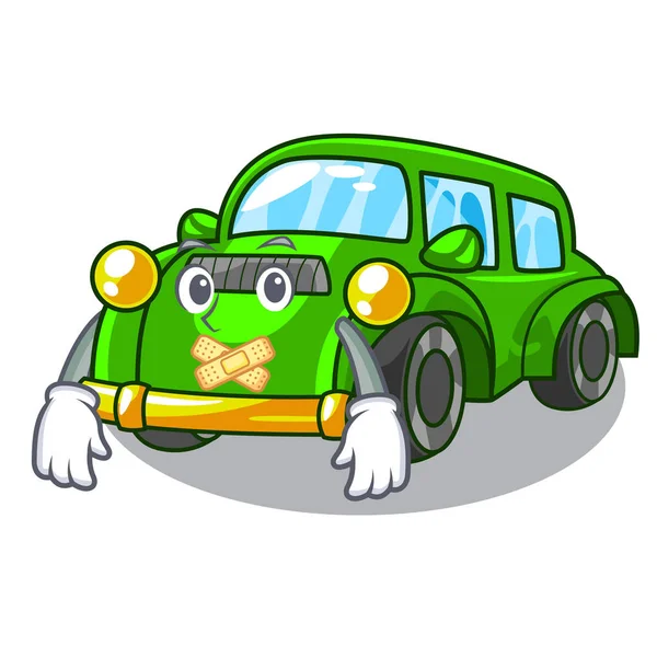 Tiché klasické auto hračky v kreslené obrazce — Stockový vektor