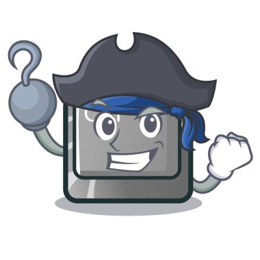 Korsan ctrl düğme karikatür şeklinde