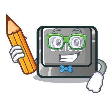 Öğrenci karikatür silmek klavyede bulunan düğme