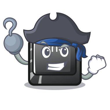 Korsan son düğmesini oyuncaklar şekil Mascot