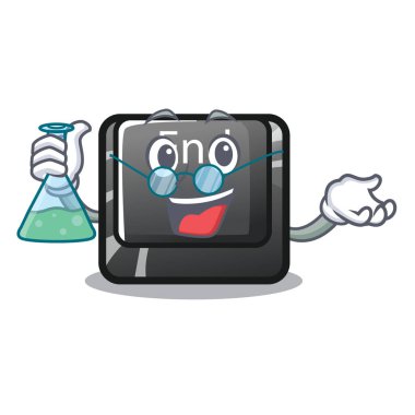 Profesör düğmesini son şekli karakter