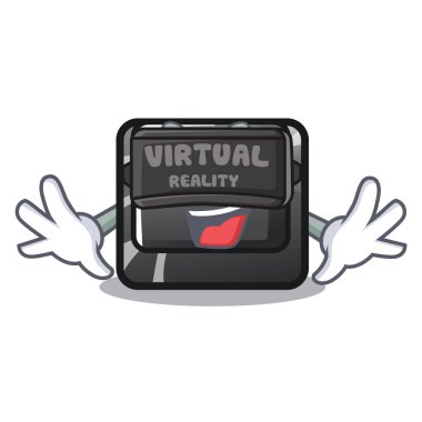 Sanal gerçeklik esc düğmesi için karikatür klavye bağlı