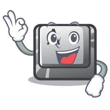 Tamam düğmesi Çizgi film şeklinde A