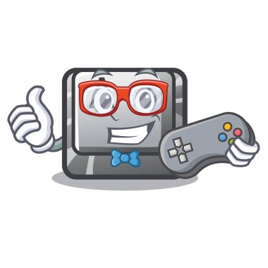 Karakter komputer üzerinde Oyuncu düğmesi A