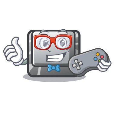 Maskot klavyede Oyun düğmesi B