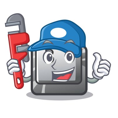 Karakter şeklinde tesisatçı düğmesi B