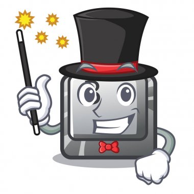 Karakter şeklinde Sihirbaz düğmesi B