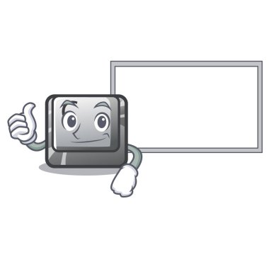 Klavye karakterinde Tahta Düğmesi C ile başparmak