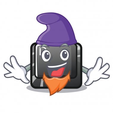 Bir bilgisayar maskotu elf düğmesi D