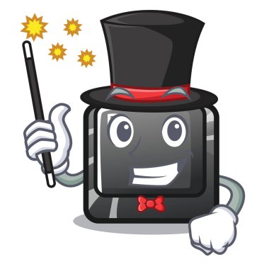 Çizgi film şeklinde Sihirbaz düğmesi D