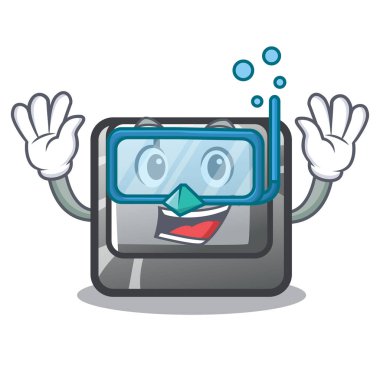 Karakter şeklinde dalış düğmesi I