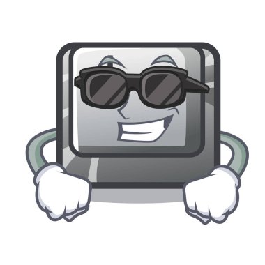 Süper serin düğme I karakter şeklinde