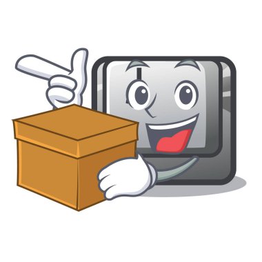 Çizgi filmde J kutucuğu ile izole edilmiş