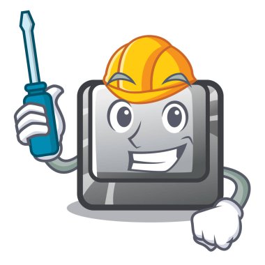 Maskot şeklinde otomotiv düğmesi J