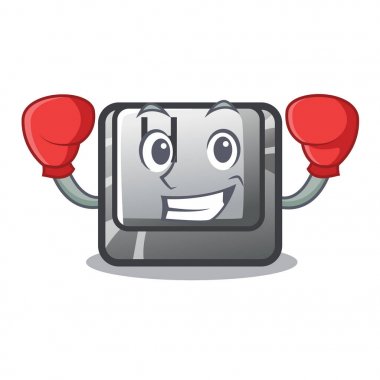 Boks H düğmesi çizgi film oyunu yüklü