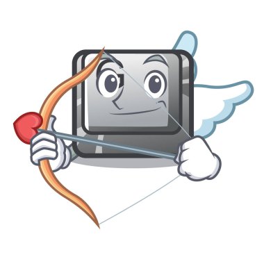 Cupid düğmesi G karikatür izole