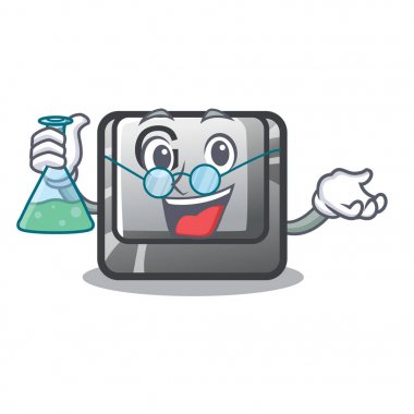 Bir oyun karikatür Profesör düğmesi G