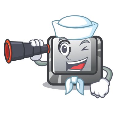 Karakter şeklinde dürbün düğmesi G ile Denizci