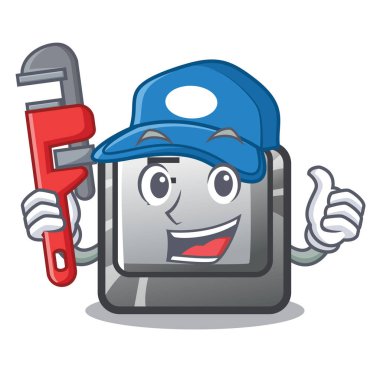 Klavye çizgi film de Tesisatçı düğmesi F