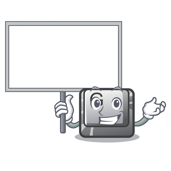 Tlačítko pro uvedení na desku G v kresleném seriálu — Stockový vektor