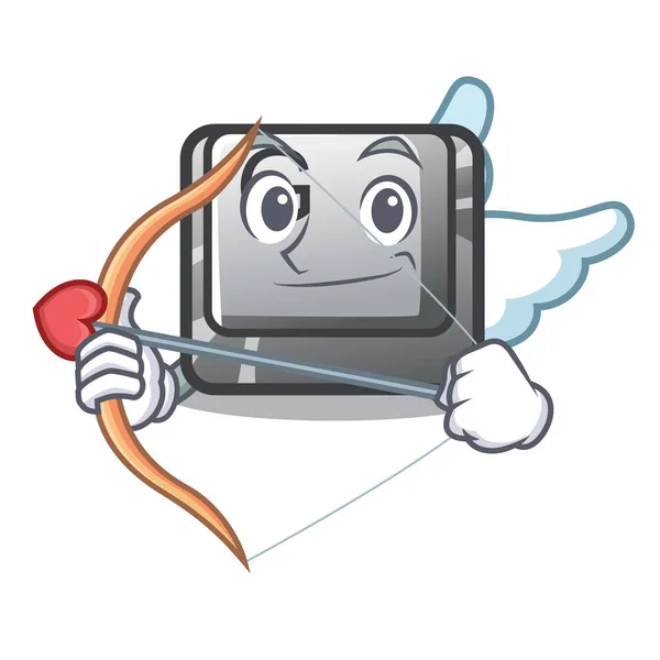Cupidé tlačítko G izolované v kresleném seriálu — Stockový vektor
