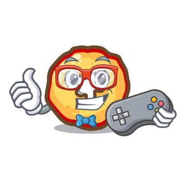 Karakter panolarında sunulan oyuncu elma yongaları