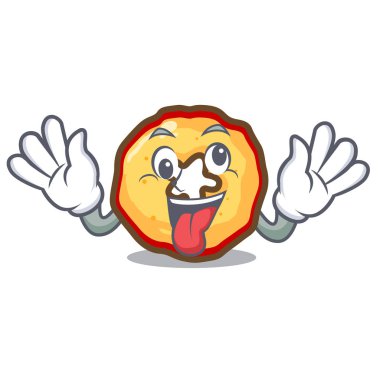 Bir karikatür buzdolabında Crazy elma cips