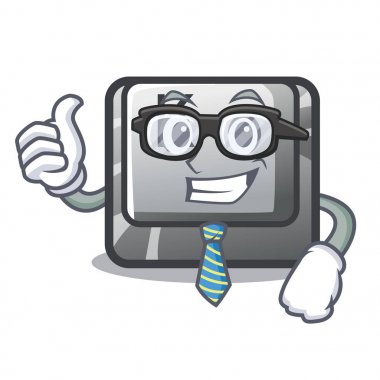 Karikatür şeklinde Işadamı düğmesi K