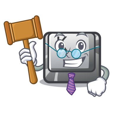 Çizgi film klavyesine bağlı Yargıç düğmesi K