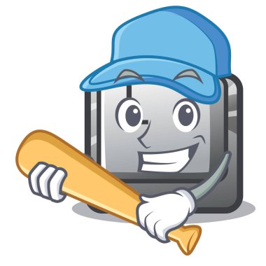 Beyzbol düğmesini oynamak Karakter klavyesine bağlı