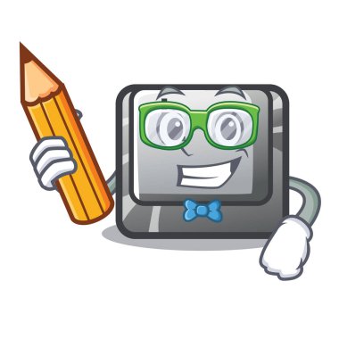 Maskot şeklinde öğrenci düğmesi L