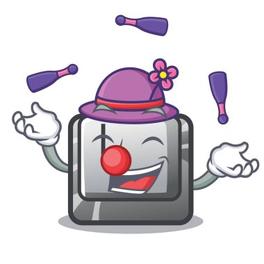 Bir oyun karikatür üzerinde Hokkabazlık düğmesi L