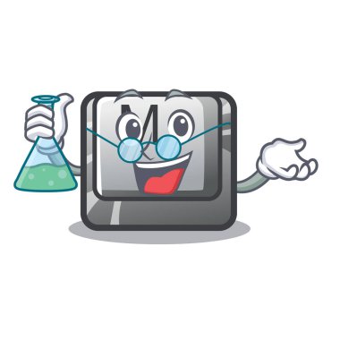 Karakter şeklinde Profesör düğmesi M